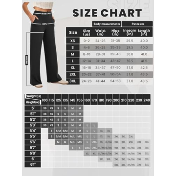 COPYLEAF Wide Leg Yoga Pants High Waist Stretchy with Pockets
