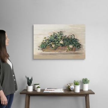 Market Geraniums Canvas Art Print by Carol Rowan 30x20