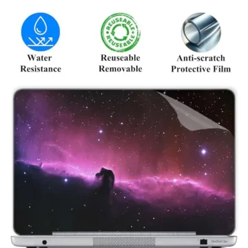 17 17.3 Inch Laptop Skin Sticker Cover Premium Sticker Cover Art Decal Decorative (Included 2 Wrist ...