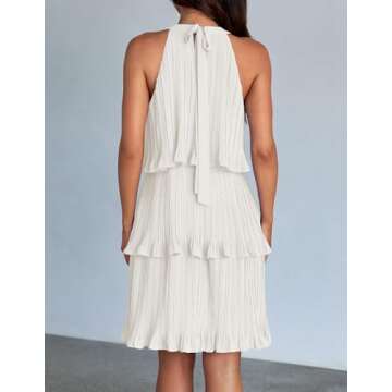 ZESICA Women's Summer Halter Dress - Trendy & Elegant