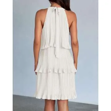 ZESICA Women's Summer Halter Dress - Trendy & Elegant