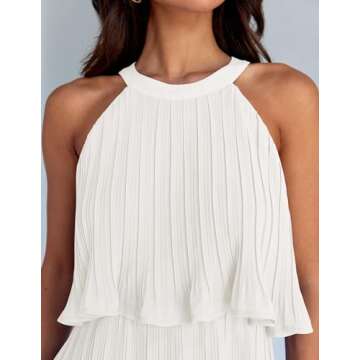 ZESICA Women's Summer Halter Dress - Trendy & Elegant