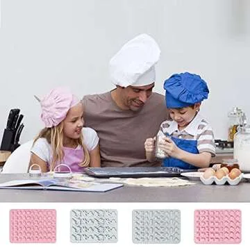 4 pcs Gumdrop Molds with 2 Droppers, CNYMANY 206 Cavities Silicone Animal Fruit Gummy Mold Candy Mold Chocolate Jelly Mould Non-Stick Kitchen Baking Pans Ice Cube Trays - Pink, Gray