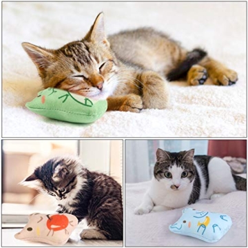 Dorakitten Catnip Toys for Cats - Adorable Plush Chew Toys
