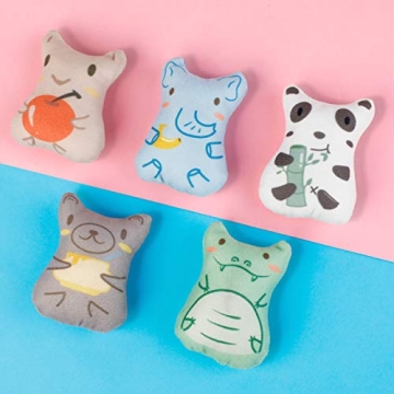 Dorakitten Catnip Toys for Cats - Adorable Plush Chew Toys