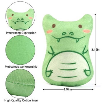 Dorakitten Catnip Toys for Cats - Adorable Plush Chew Toys