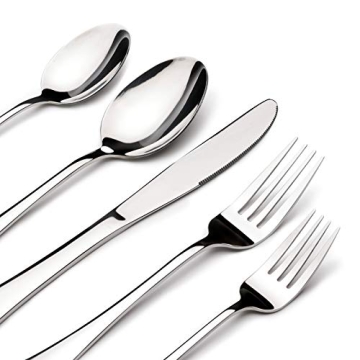 Premium 40-Piece Stainless Steel Silverware Set for 8
