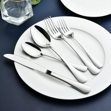 Premium 40-Piece Stainless Steel Silverware Set for 8