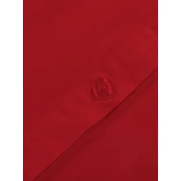 LYANER Stylish Women’s Casual Shirt Dress - V Neck Mini Dress