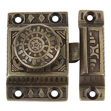 A29 Antique Brass Cabinet Latch for Elegant Home Decor