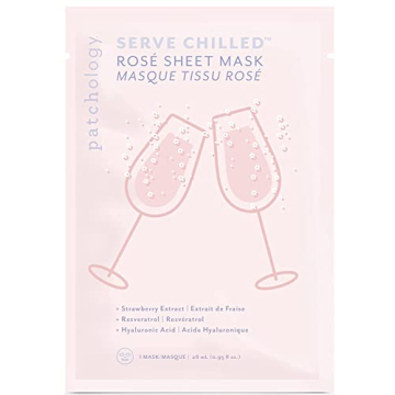 Patchology Rosé Facial Sheet Mask - Hydrating Skincare for All