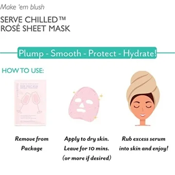 Patchology Rosé Facial Sheet Mask - Hydrating Skincare for All