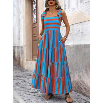 PRETTYGARDEN Women's Sleeveless Maxi Dress for Summer