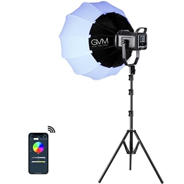 GVM 150W RGB Video Light Kit - Versatile Bi-Color LED Photography Lighting