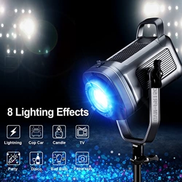 GVM 150W RGB Bi-Color Video Light Kit for Stunning Lighting