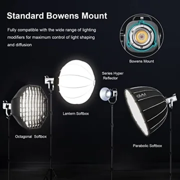 GVM 150W RGB Bi-Color Video Light Kit for Stunning Lighting