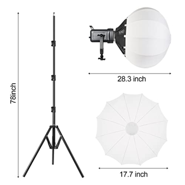 GVM 150W RGB Bi-Color Video Light Kit for Stunning Lighting