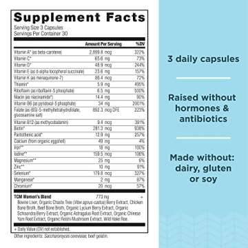 Ancient Nutrition Multivitamin for Women - 90 Ct, Supports Immune & Bone Health