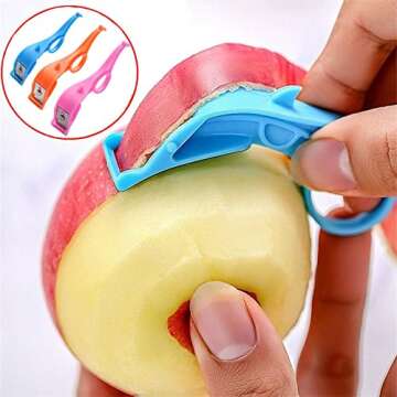 NarcNton Mini Peeler Portable Multifunctional Fruit Vegetable Potato Carrot Cucumber Peeler Peeler F...