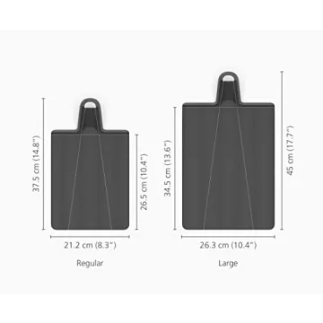 Joseph Joseph Chop2Pot Plus Folding Cutting Board - Black