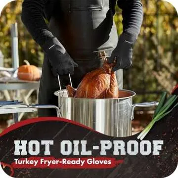 KITCHEN PERFECTION BBQ Gloves - Heat Resistant & Waterproof