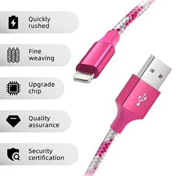 [Apple MFi Certified] iPhone Charger Fast Charging 3 Pack 10 FT Lightning Cable iPhone Charger Cable Nylon Braided Long iPhone Cord Compatible with iPhone 14 13 12 11 X Pro Max Plus SE and More