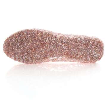 Stunner Women's Jelly Sandals Hollow Summer Breathable Crystal Jelly Flats Pink 42（9.5）