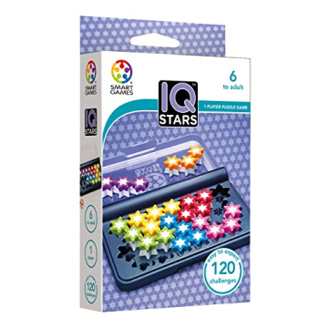 SmartGames IQ Stars Travel Game 120 Challenges for Ages 6+