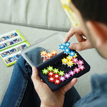 SmartGames IQ Stars Travel Game 120 Challenges for Ages 6+