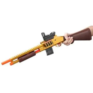 Kyliandi Pump Shotgun Toy Realistic Barrel Shell ejecting Foam Blaster Gun Soft Bullet Look Real Sniper Rifle with Scope Dart Pellet Shooting Game for Boys Teens Adults Gifts Age 8-14 Year Old (Gold)
