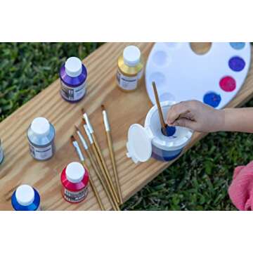 Sargent Art 40-Piece Jumbo Brush Set with Wood Handles