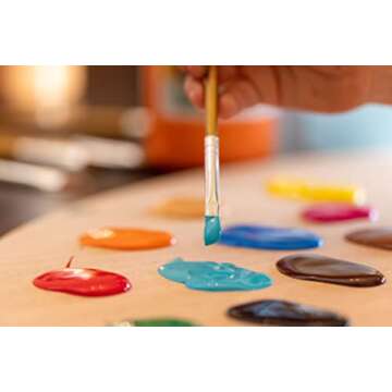 Sargent Art 40-Piece Jumbo Brush Set with Wood Handles