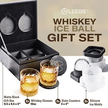 LEEBS Whiskey Set - Elegant Gift for Whiskey Lovers