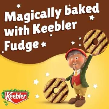 Keebler On-The-Go Fudge Stripes Cookies - 12 Count Pack for Sweet Snacking