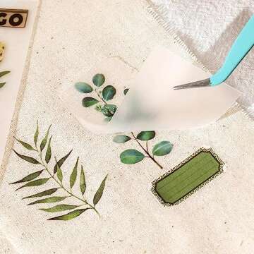 12 Sheets Rub on Transfers for Furniture Crafts Vintage Rub On Transfer Stickers Flower Plant Mushroom Butterfly Berry Stickers for Wood Fabric Furniture Decals for Home Office Scrapbooking Journals