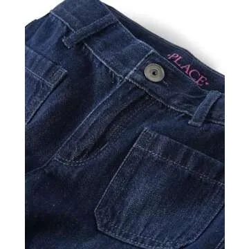Girls Wide Leg Denim Jeans by The Children's Place