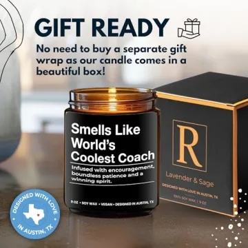 Cool Coach Candle, Ideal Gift for Coaches