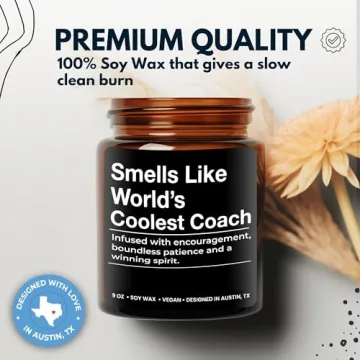 Cool Coach Candle, Ideal Gift for Coaches