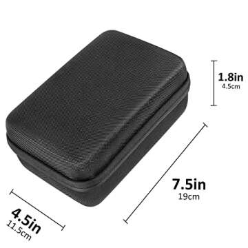 co2CREA Hard Case Replacement for Sony ZV-1 II/ZV-1 / ZV-1F / ZV-E1 / ZV-E10 Vlog Compact Camera Vlogger Accessory Kit Wireless Bluetooth Grip Tripod GP-VPT2 BT