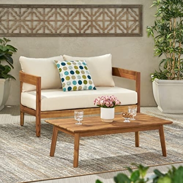 Christopher Knight Home Alina Outdoor Loveseat Set
