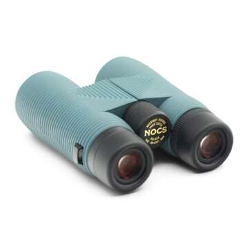 Nocs Provisions Pro Issue 8x42 Waterproof Binoculars, 8X Magnification, Phase Coated Bak4 Prism, Wide View Multi-Coated Lenses for Bird Watching, Wildlife Viewing & Stargazing - Galapagos Blue