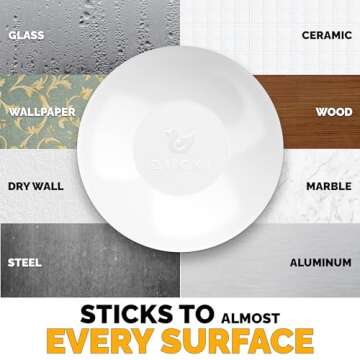 Ducki Wall Protectors -4 Pack White- Self Adhesive, Reusable Solution for Stopping Wall Damage & Noise from Doors, Refrigerators & More in Your Home or Office - Durable, Shock Absorbent & Discreet