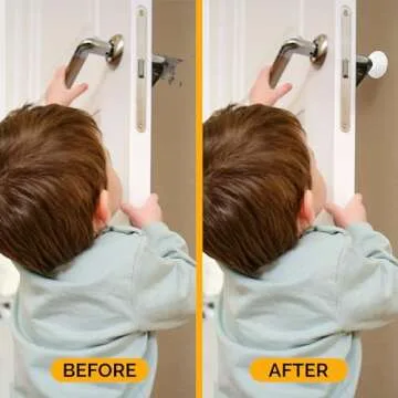 Ducki Wall Protectors -4 Pack White- Self Adhesive, Reusable Solution for Stopping Wall Damage & Noise from Doors, Refrigerators & More in Your Home or Office - Durable, Shock Absorbent & Discreet