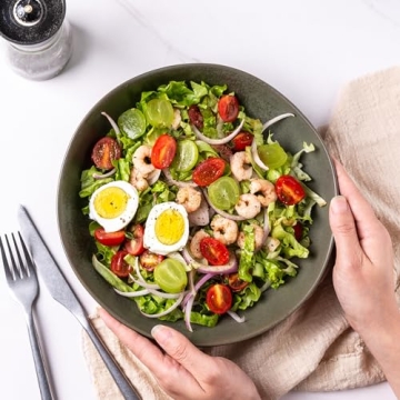 AmorArc 9.75'' Ceramic Large Pasta Bowls Set | Stylish & Durable