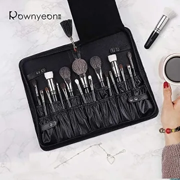 Rownyeon Portable Makeup Brush Organizer for Beauty Lovers