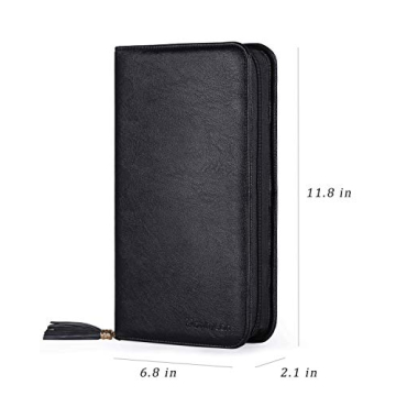 Rownyeon Portable Makeup Brush Organizer for Beauty Lovers