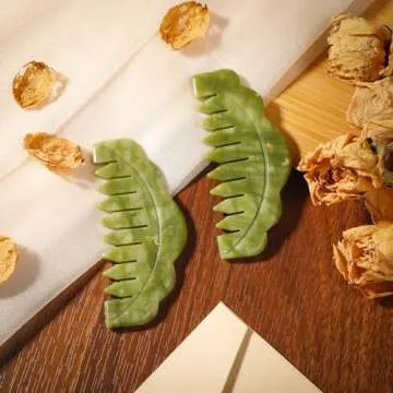 Geiserailie Jade Combs for Massage and Skin Care