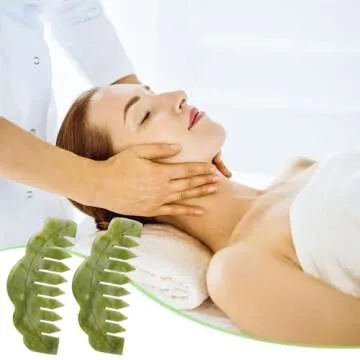 Geiserailie Jade Combs for Massage and Skin Care