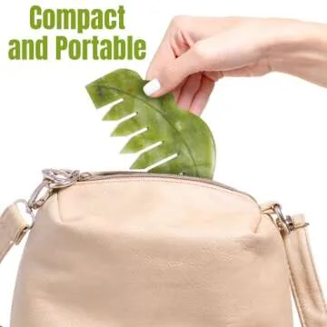 Geiserailie Jade Combs for Massage and Skin Care