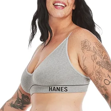 Hanes Women's Originals Seamless Bralette - Comfort Flex Fit